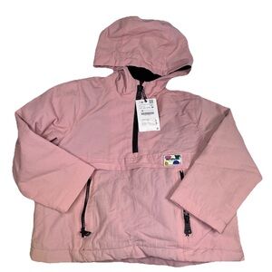 Zara Kids‎ Pink Pullover Outerwear Jacket Size 7 Years Lined